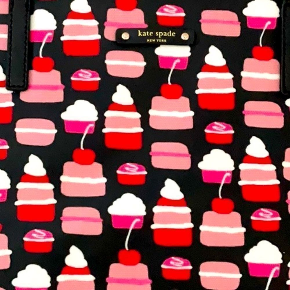 KATE SPADE NWT TAKE THE CAKE MINI PASTRY BON SHOPPER TOTE BAG - Picture 4 of 8